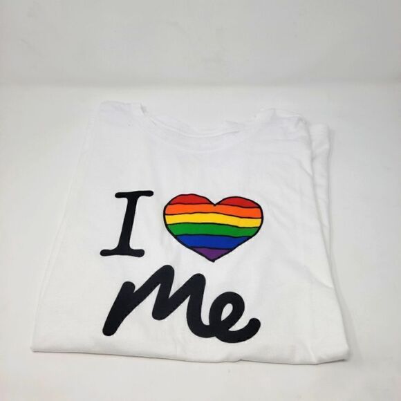 MeUndies White I heart me Modal/Cotton Blend T-Shirt XLarge - Picture 1 of 4